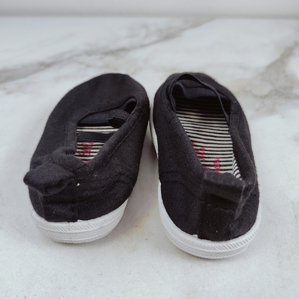 Beverly Hills Princess Infant Baby Black Canvas Mary Jane Dress Sneakers, Sz 5 - Picture 5 of 8